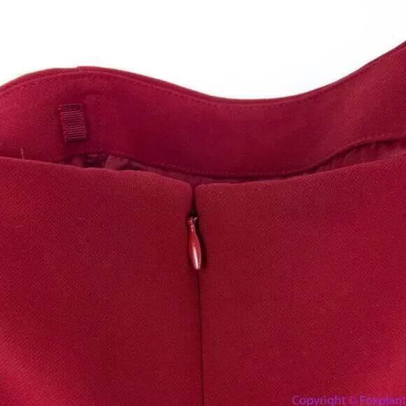 NEW white house black market Wine Red Convertible Strapless SplitLeg Jumpsuit, 2 - Picture 11 of 15